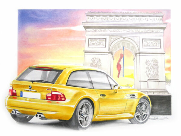 BMW Z3 M Arc de Triomphe