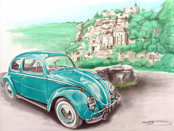 VOLKSWAGEN Coccinelle à Rocamadour